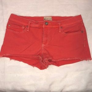 Roxy Orange jean shorts size 6
